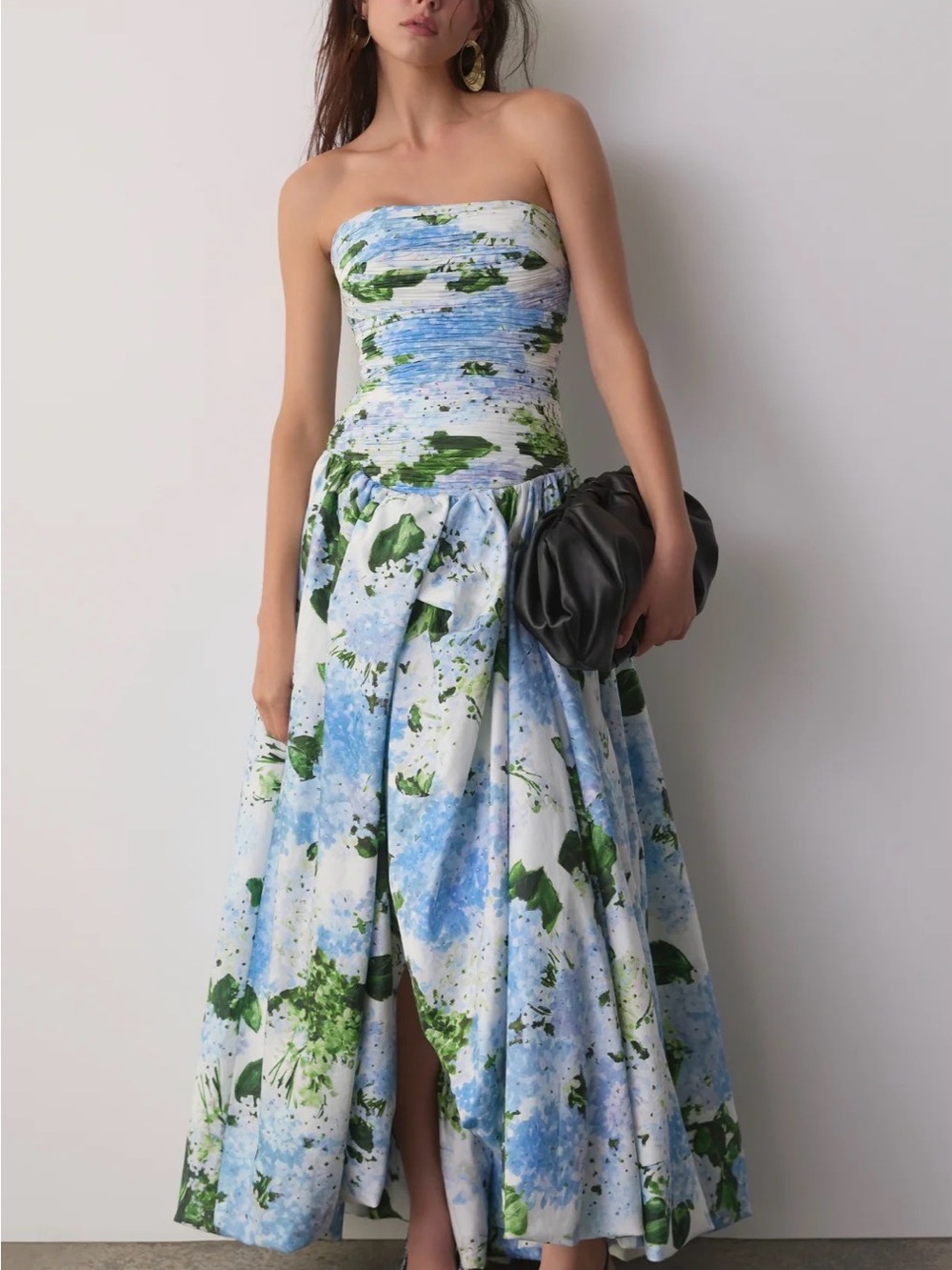 Aje Behold Maxi Gown Floral Blue & Green